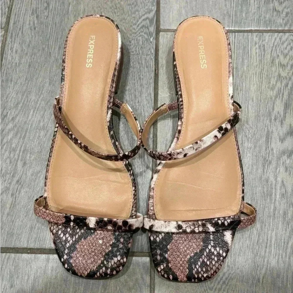 Express Heel Sandals Size 10 - Picture 2 of 5